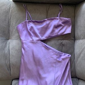 Dynamite Purple Silk Dress